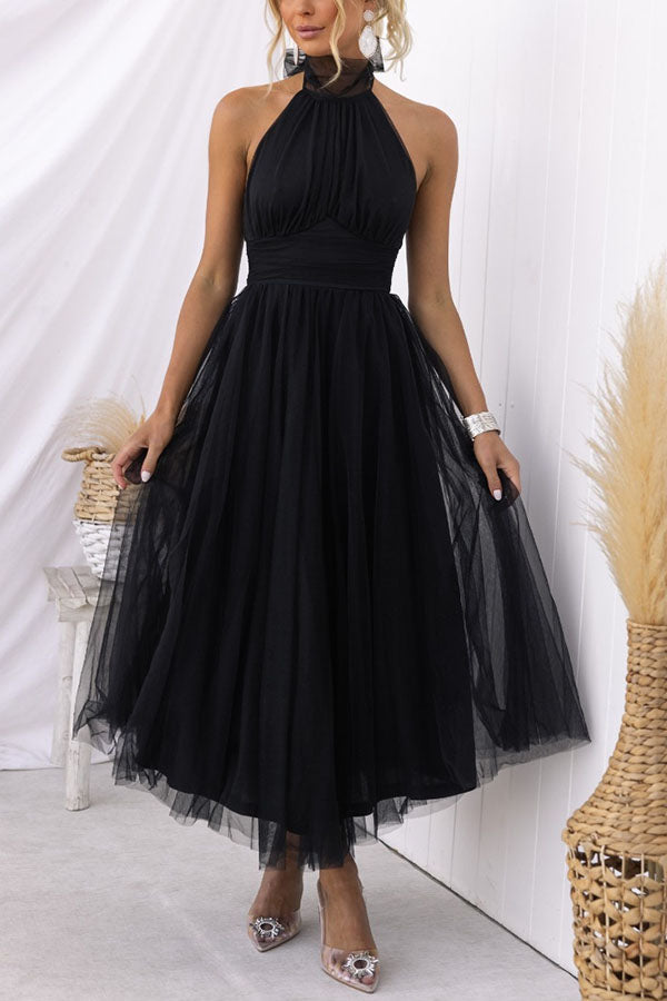 Phoebe™ – Halter Midi Dress