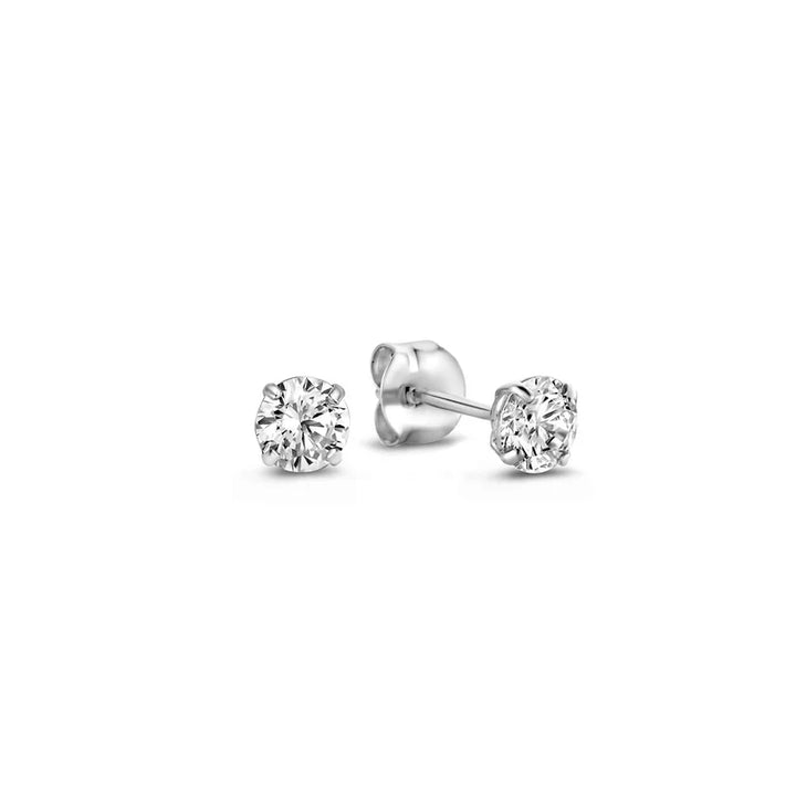 Larmes™ | Pendientes de Stud de Piedra Dorada
