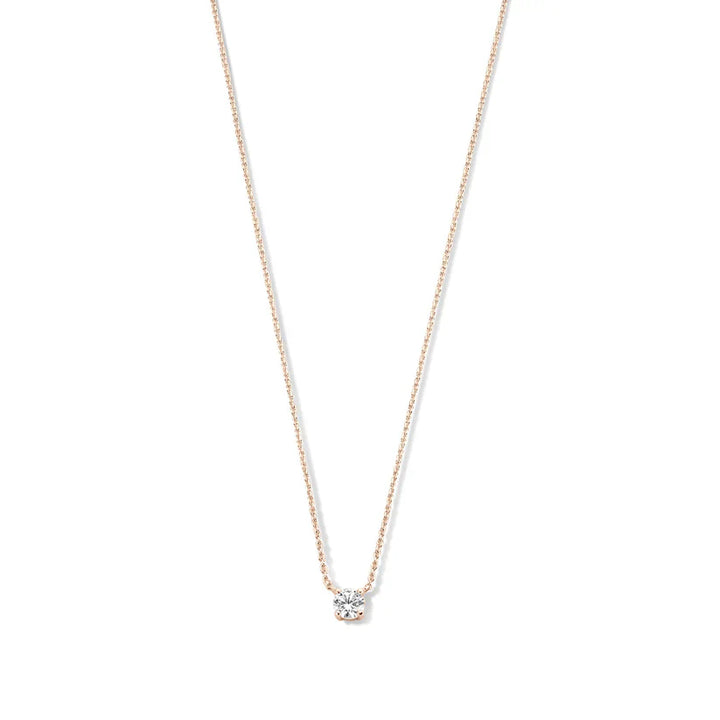 Clea™ | Collar de Piedra Moissanita Dorada