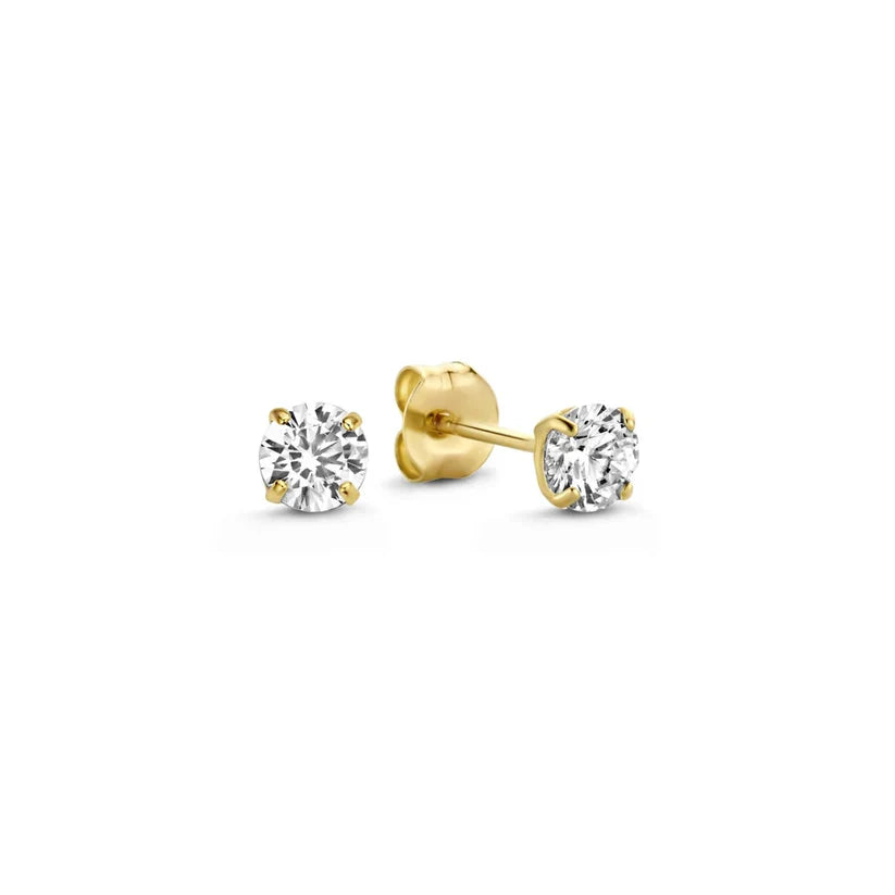 Brillane™ | Conjunto de Pendientes de Piedra Dorada