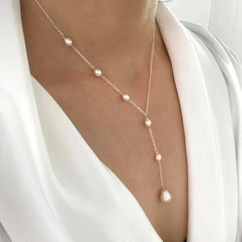 Evelina™ | Collar de Perlas Vintage Colgante para Mujer
