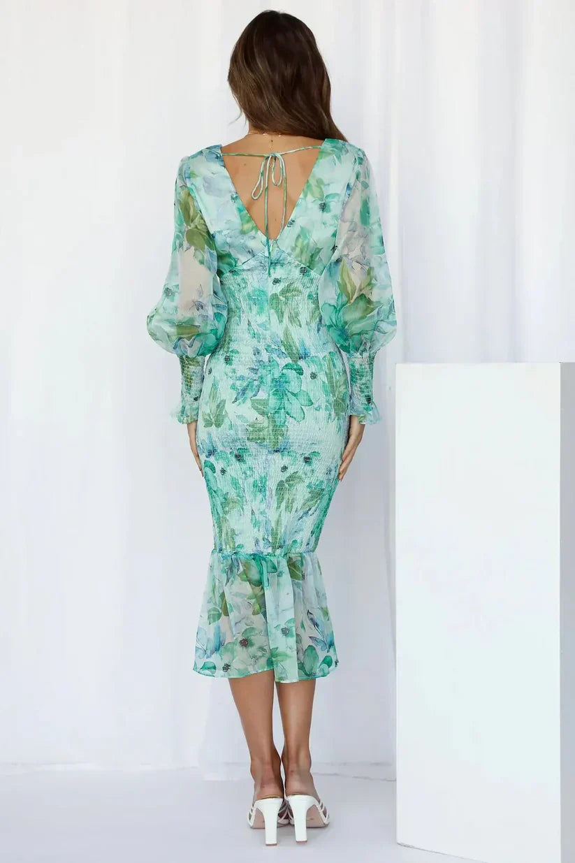 Miley™ – Floral Midi Dress