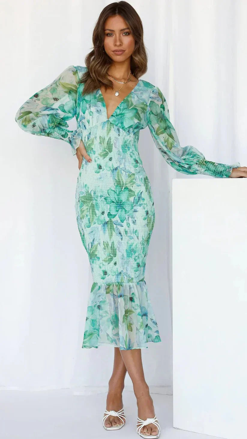 Miley™ – Floral Midi Dress