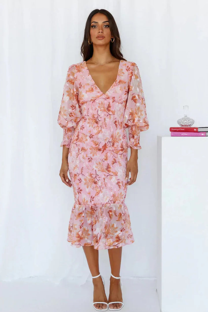 Miley™ – Floral Midi Dress
