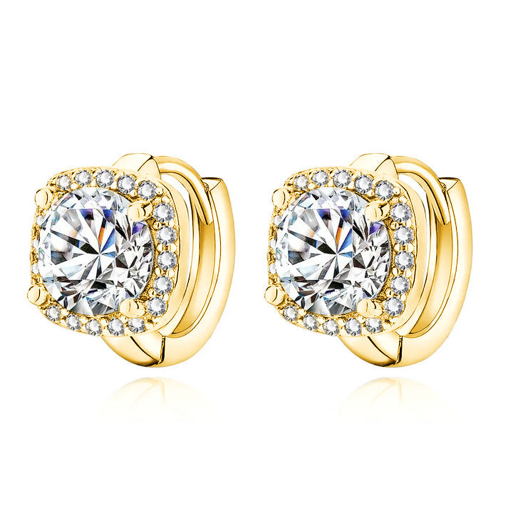 Nadine™ | Pendientes Cuadrados de Oro