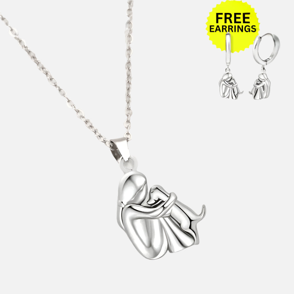 Wynter™ - Colgante de Abrazo con Pendientes a Juego