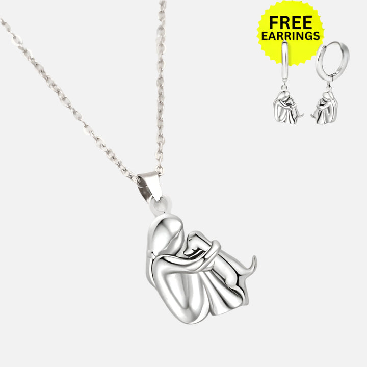 Wynter™ - Colgante de Abrazo con Pendientes a Juego