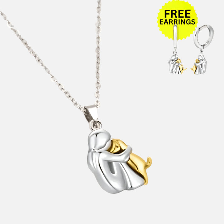 Wynter™ - Colgante de Abrazo con Pendientes a Juego