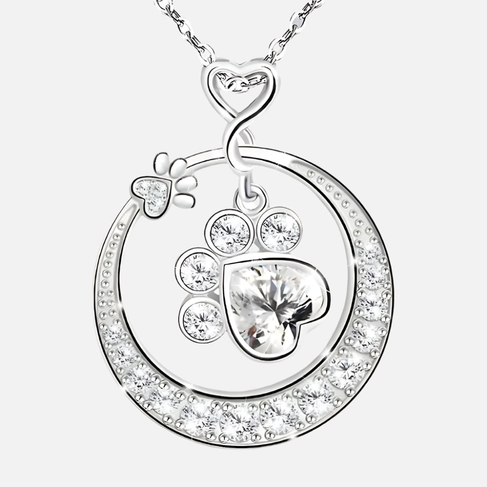Seaton™ | Collar de Patas de Plata con Zirconia