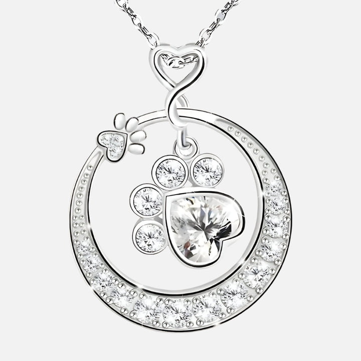Seaton™ | Collar de Patas de Plata con Zirconia